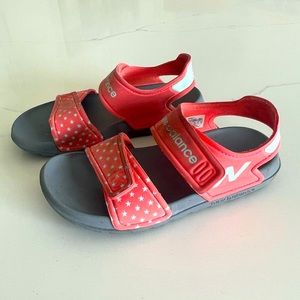 Girl Pink New Balance Sandals size 11